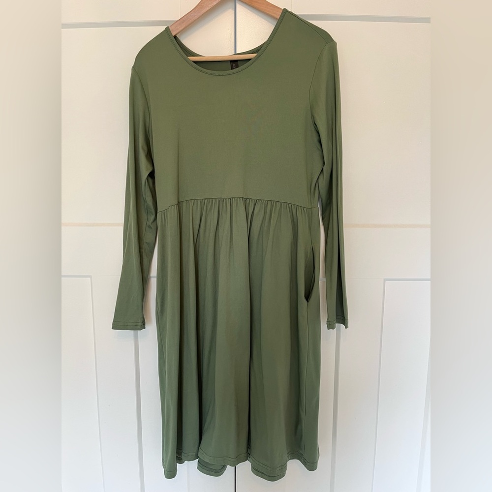 Green Knit Dress